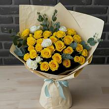 Букет цветов из:  Розы в Калаче
