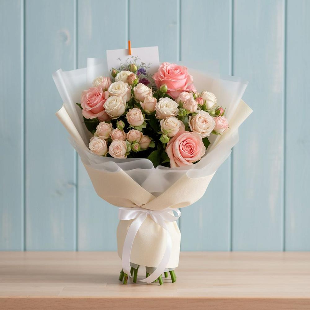 Букет цветов из: Розы в Калаче