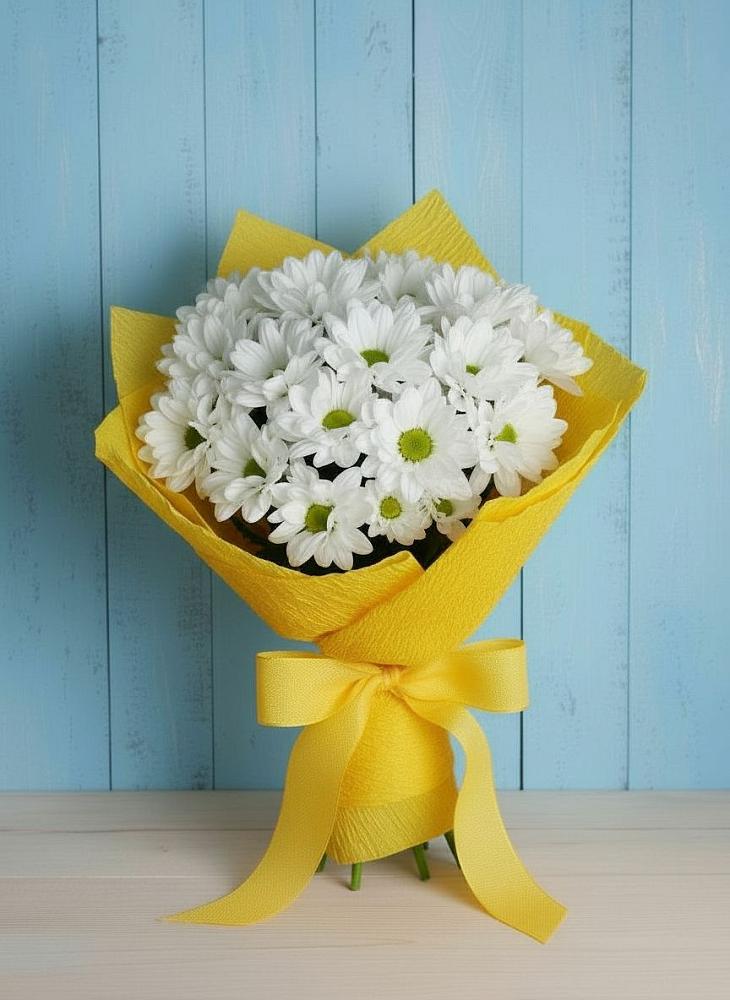 Букет цветов из: Хризантемы в Калаче