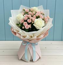 Букет цветов из:  Розы в Калаче