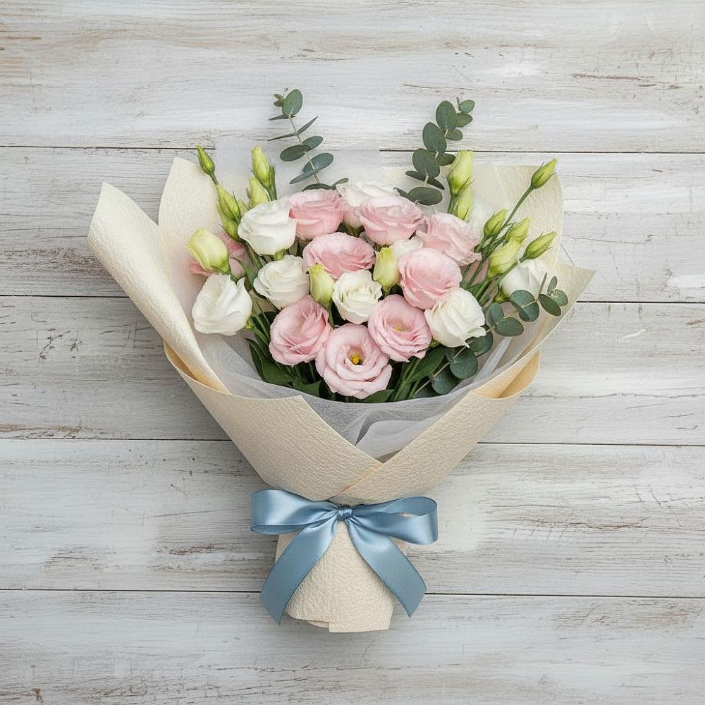 Букет цветов из: Лизиантусы в Калаче